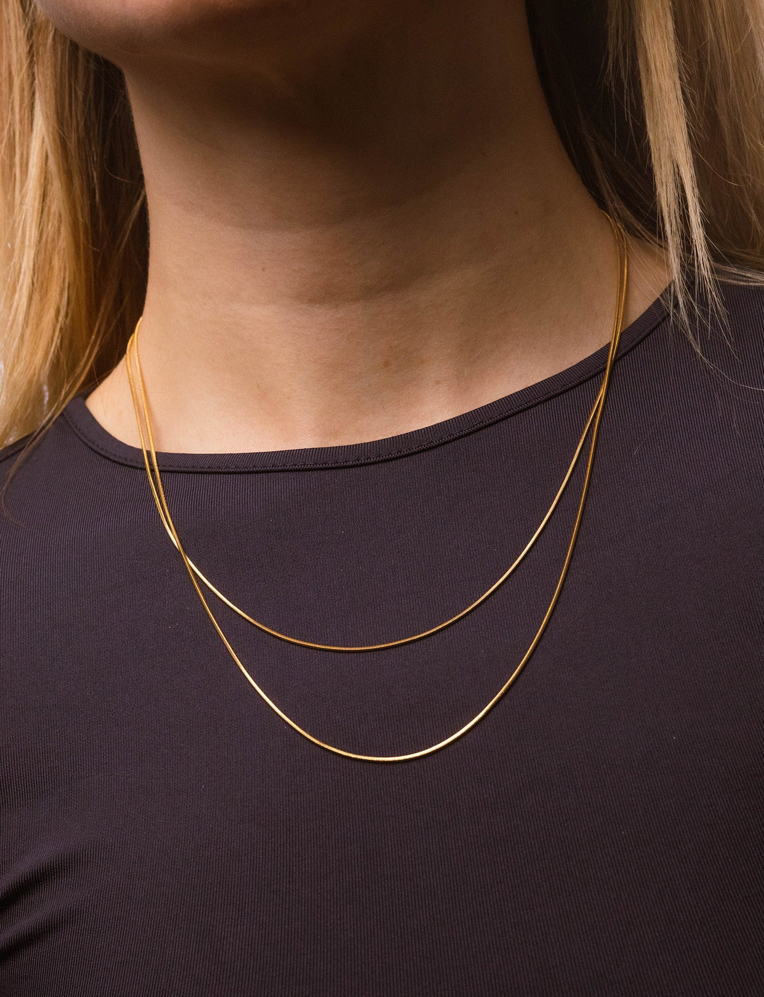 Collana Double Filo Invisibile - Image 2