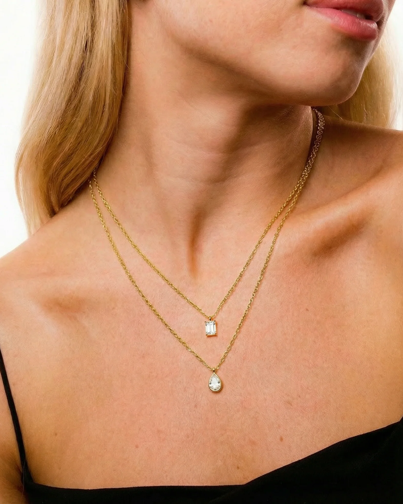 Collana Drop Baguette - Image 2