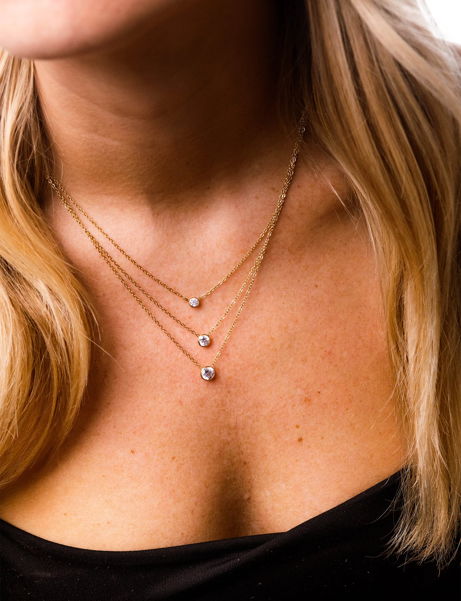 Collana Tripla Punto Luce - Image 2