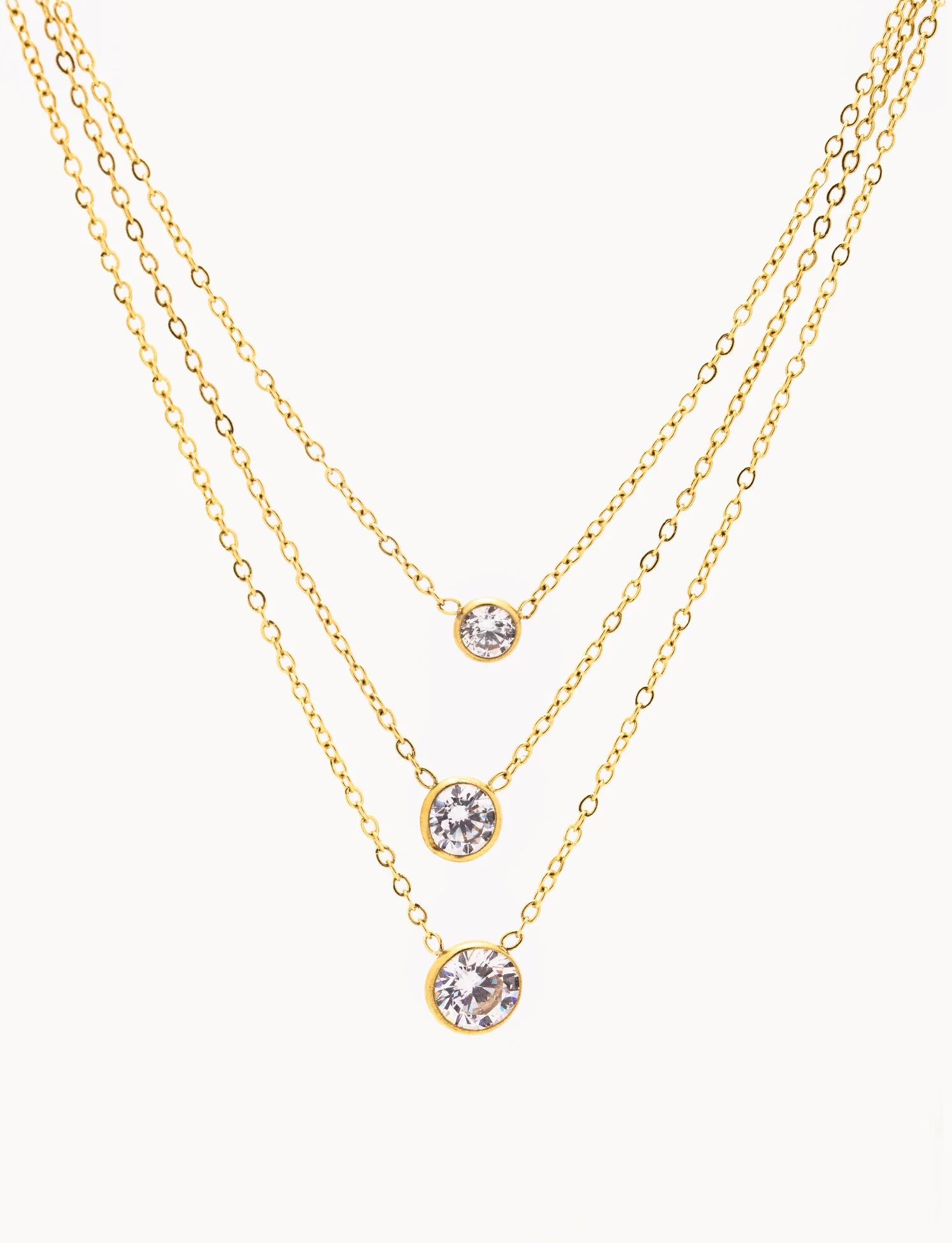Collana Tripla Punto Luce - Image 3