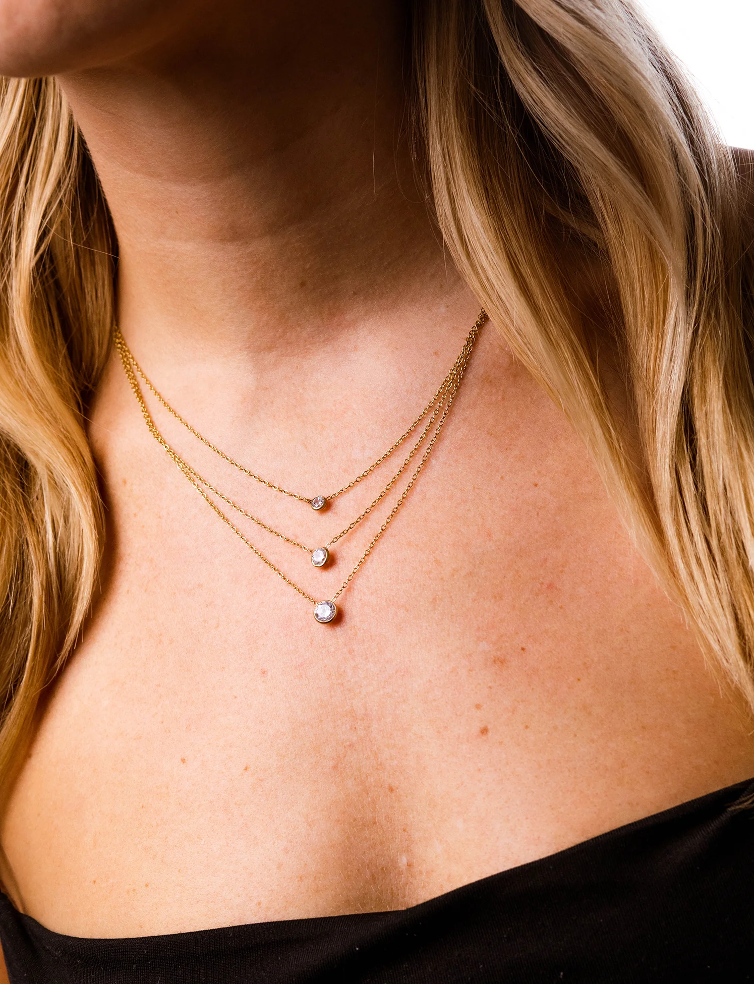Collana Tripla Punto Luce - Image 5