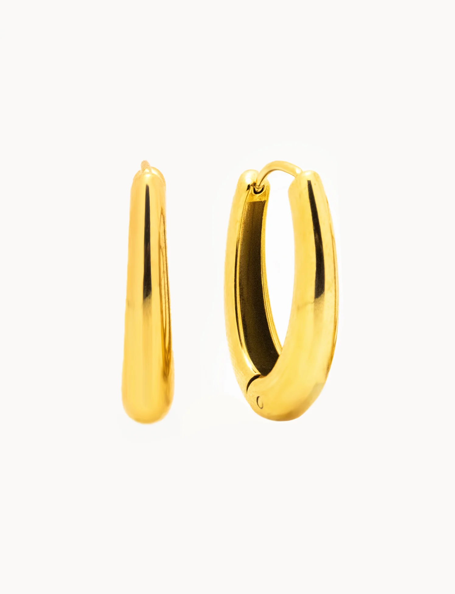 Orecchini Hoop Chubby Oval - Image 6