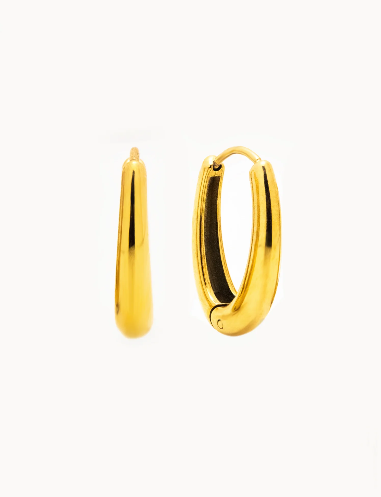 Orecchini Hoop Chubby Oval - Image 7