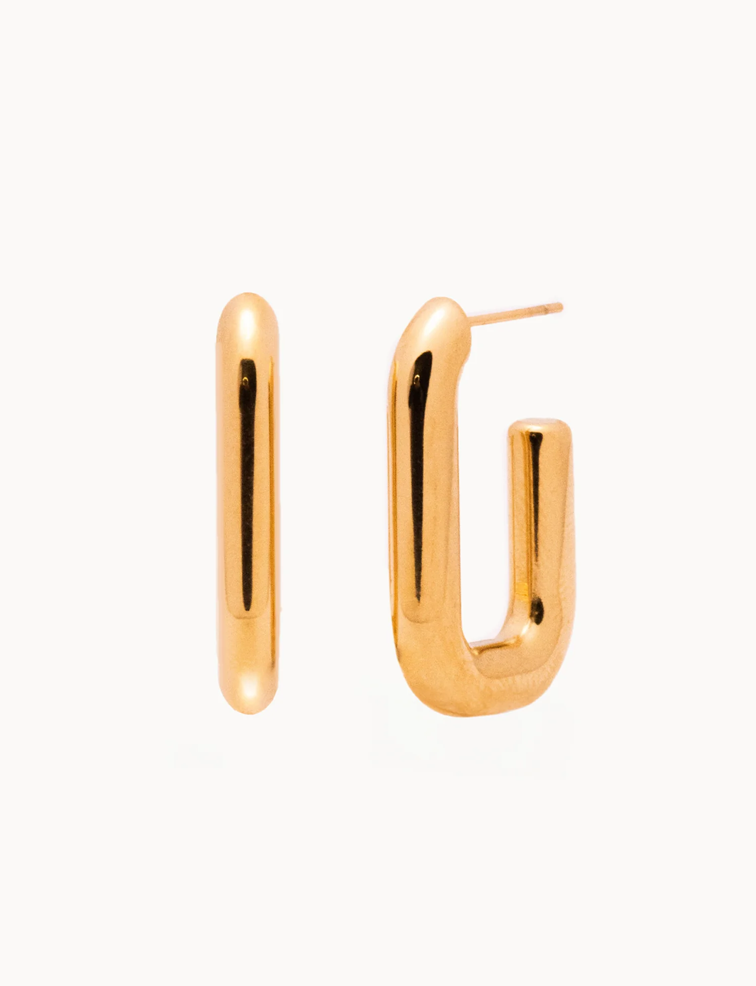 Orecchini Hoops Rettangolo - Image 5