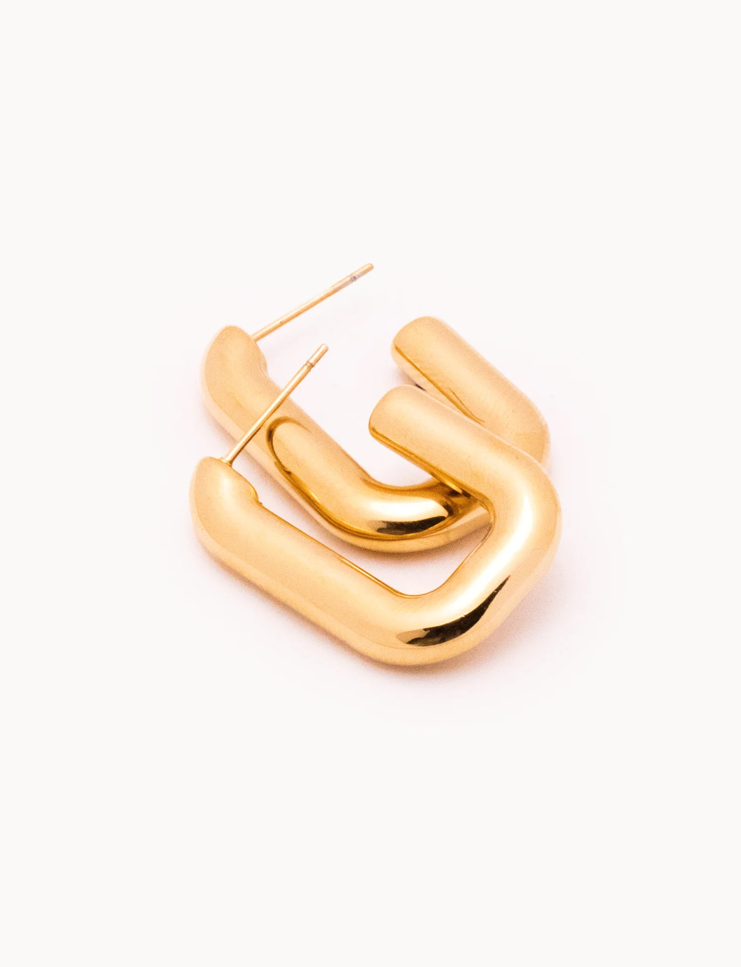 Orecchini Hoops Rettangolo - Image 7